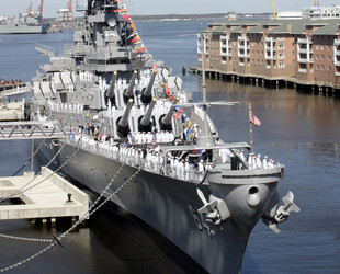 THE USS WISCONSIN