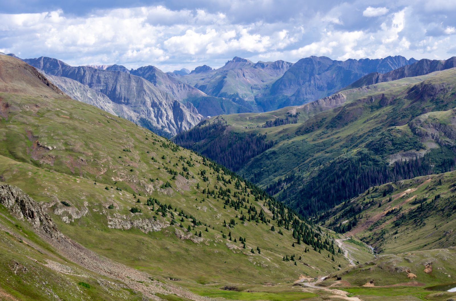 Scenic view of the Colorado Rocky Mountains